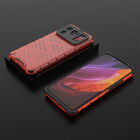 Coque Ultra Fine Silicone Souple 360 Degres Housse Etui S05 pour Xiaomi Mi 11 Ultra 5G Rouge