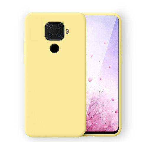 Coque Ultra Fine Silicone Souple 360 Degres Housse Etui S06 pour Huawei Nova 5z Jaune