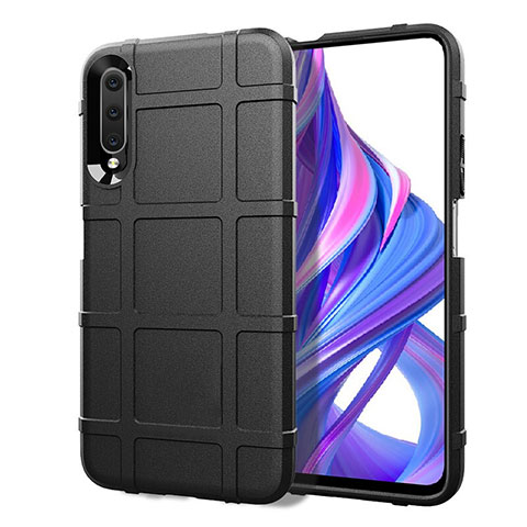 Coque Ultra Fine Silicone Souple 360 Degres Housse Etui S06 pour Huawei P Smart Pro (2019) Noir