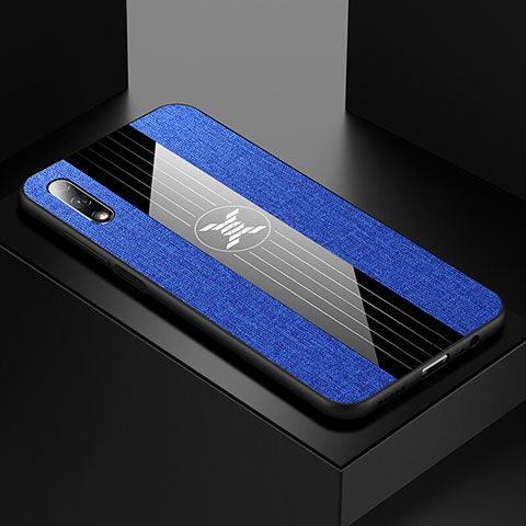 Coque Ultra Fine Silicone Souple 360 Degres Housse Etui S06 pour Huawei P Smart Z (2019) Bleu