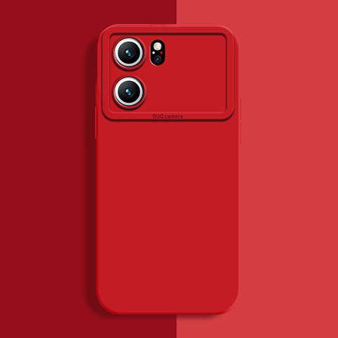 Coque Ultra Fine Silicone Souple 360 Degres Housse Etui S06 pour Oppo K10 5G Rouge