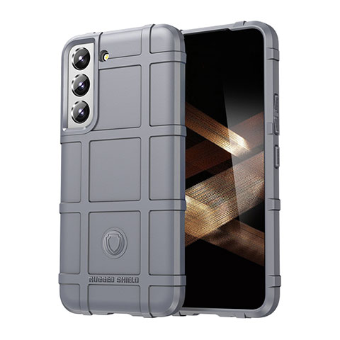 Coque Ultra Fine Silicone Souple 360 Degres Housse Etui S06 pour Samsung Galaxy S24 5G Gris