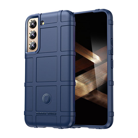 Coque Ultra Fine Silicone Souple 360 Degres Housse Etui S06 pour Samsung Galaxy S24 Plus 5G Bleu