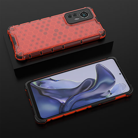 Coque Ultra Fine Silicone Souple 360 Degres Housse Etui S06 pour Xiaomi Mi 12S 5G Rouge