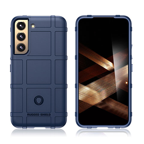 Coque Ultra Fine Silicone Souple 360 Degres Housse Etui S07 pour Samsung Galaxy S24 Plus 5G Bleu