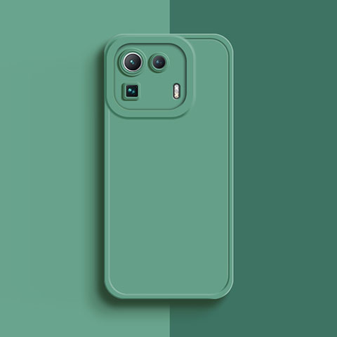 Coque Ultra Fine Silicone Souple 360 Degres Housse Etui S07 pour Xiaomi Mi 11 Pro 5G Vert