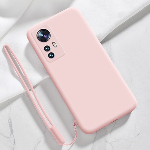 Coque Ultra Fine Silicone Souple 360 Degres Housse Etui S07 pour Xiaomi Mi 12 5G Rose