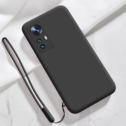 Coque Ultra Fine Silicone Souple 360 Degres Housse Etui S07 pour Xiaomi Mi 12S 5G Noir