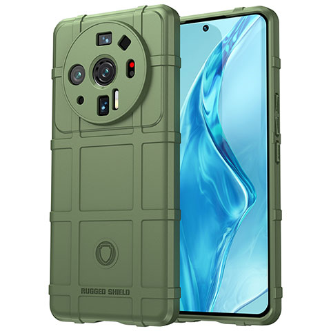 Coque Ultra Fine Silicone Souple 360 Degres Housse Etui S07 pour Xiaomi Mi 12S Ultra 5G Vert