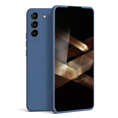Coque Ultra Fine Silicone Souple 360 Degres Housse Etui S08 pour Samsung Galaxy S24 5G Bleu