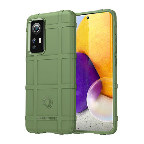 Coque Ultra Fine Silicone Souple 360 Degres Housse Etui S08 pour Xiaomi Mi 12X 5G Vert