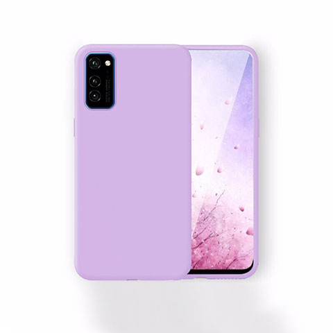 Coque Ultra Fine Silicone Souple 360 Degres Housse Etui T01 pour Huawei Honor V30 5G Violet