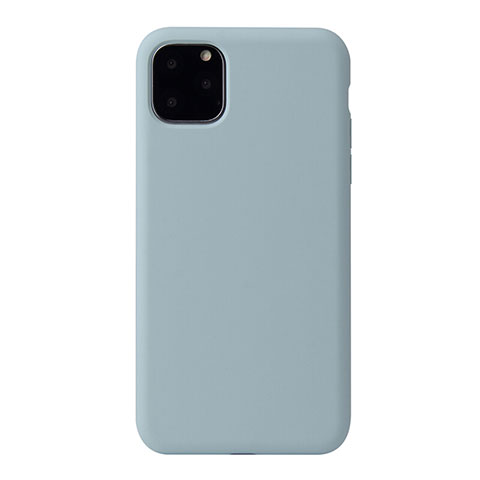 Coque Ultra Fine Silicone Souple 360 Degres Housse Etui Y01 pour Apple iPhone 11 Pro Cyan