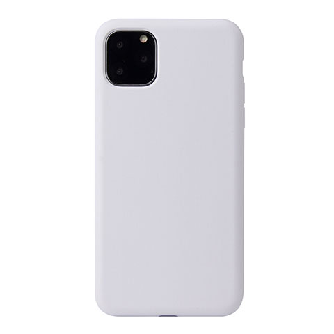 Coque Ultra Fine Silicone Souple 360 Degres Housse Etui Y01 pour Apple iPhone 11 Pro Max Blanc