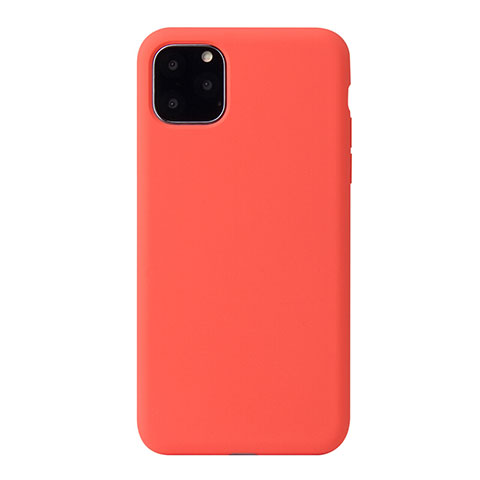 Coque Ultra Fine Silicone Souple 360 Degres Housse Etui Y01 pour Apple iPhone 11 Pro Max Orange