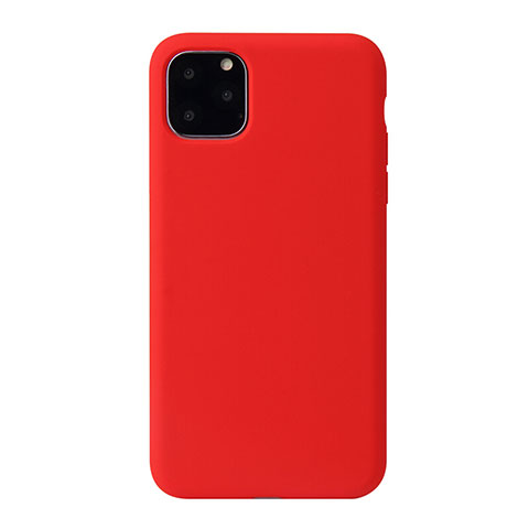 Coque Ultra Fine Silicone Souple 360 Degres Housse Etui Y01 pour Apple iPhone 11 Pro Max Rouge