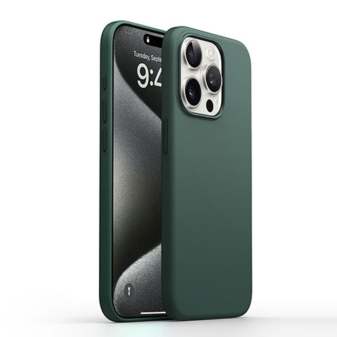 Coque Ultra Fine Silicone Souple 360 Degres Housse Etui YK1 pour Apple iPhone 14 Pro Max Vert