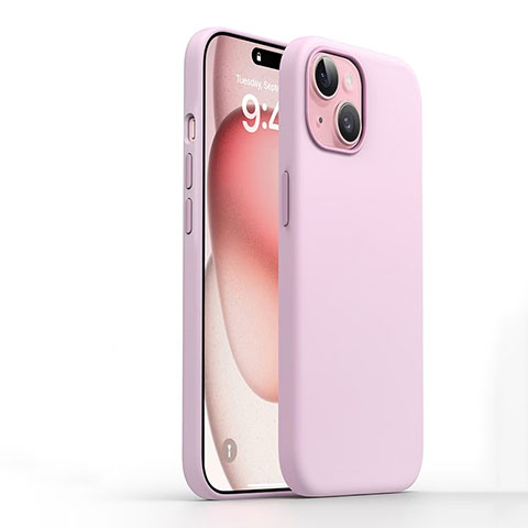 Coque Ultra Fine Silicone Souple 360 Degres Housse Etui YK1 pour Apple iPhone 14 Rose