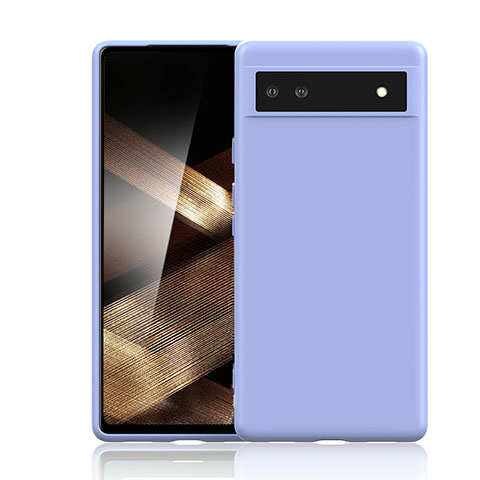 Coque Ultra Fine Silicone Souple 360 Degres Housse Etui YK1 pour Google Pixel 6a 5G Violet Clair