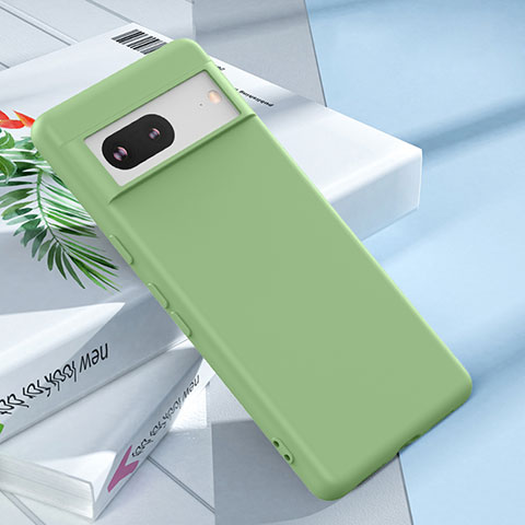 Coque Ultra Fine Silicone Souple 360 Degres Housse Etui YK1 pour Google Pixel 7 5G Vert