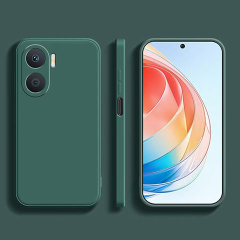 Coque Ultra Fine Silicone Souple 360 Degres Housse Etui YK1 pour Huawei Honor X40i 5G Vert