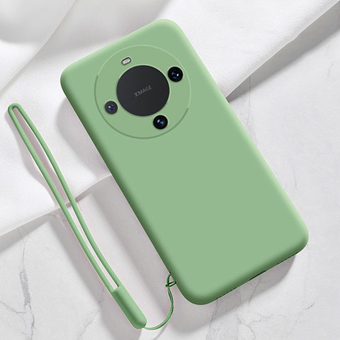 Coque Ultra Fine Silicone Souple 360 Degres Housse Etui YK1 pour Huawei Mate 60 Pro+ Plus Vert