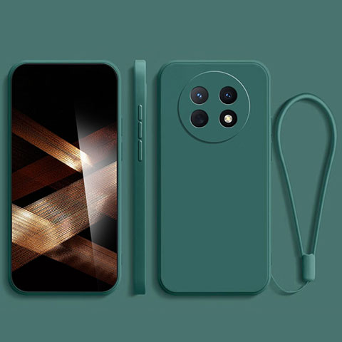 Coque Ultra Fine Silicone Souple 360 Degres Housse Etui YK1 pour Huawei Nova Y91 Vert Nuit