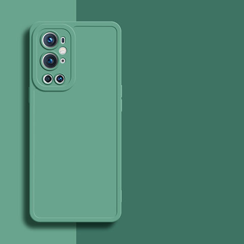 Coque Ultra Fine Silicone Souple 360 Degres Housse Etui YK1 pour OnePlus 9 Pro 5G Vert