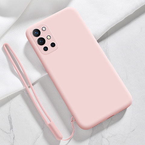 Coque Ultra Fine Silicone Souple 360 Degres Housse Etui YK1 pour OnePlus 9R 5G Rose