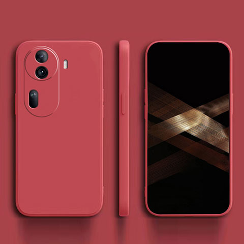 Coque Ultra Fine Silicone Souple 360 Degres Housse Etui YK1 pour Oppo Reno11 Pro 5G Rouge