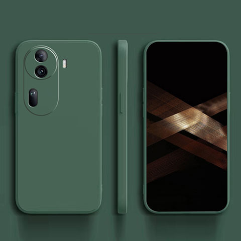 Coque Ultra Fine Silicone Souple 360 Degres Housse Etui YK1 pour Oppo Reno11 Pro 5G Vert