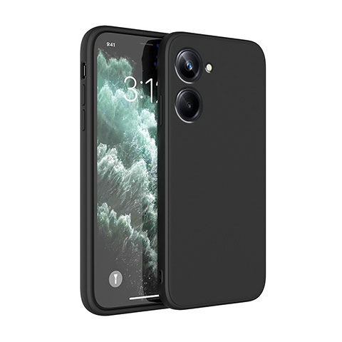 Coque Ultra Fine Silicone Souple 360 Degres Housse Etui YK1 pour Realme 10 Pro 5G Noir