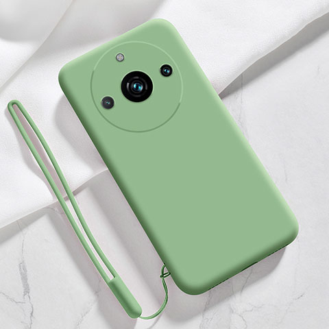 Coque Ultra Fine Silicone Souple 360 Degres Housse Etui YK1 pour Realme 11 Pro+ Plus 5G Vert