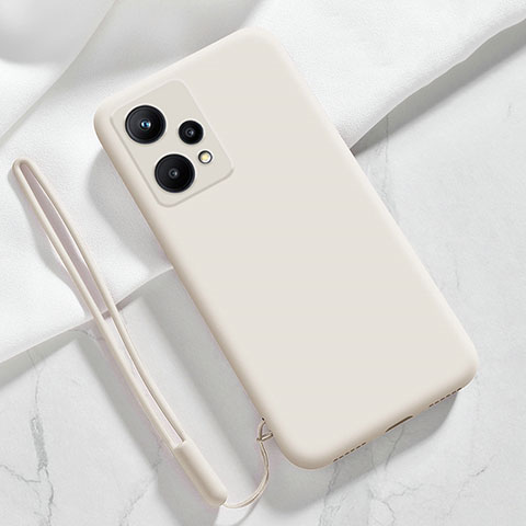 Coque Ultra Fine Silicone Souple 360 Degres Housse Etui YK1 pour Realme 9 Pro+ Plus 5G Blanc