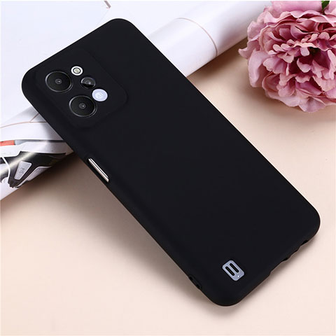 Coque Ultra Fine Silicone Souple 360 Degres Housse Etui YK1 pour Realme C31 Noir