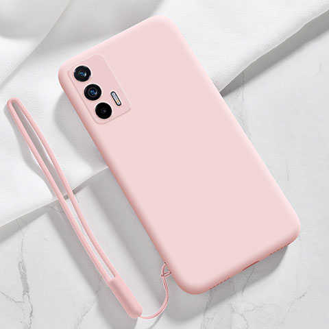 Coque Ultra Fine Silicone Souple 360 Degres Housse Etui YK1 pour Realme GT 5G Rose