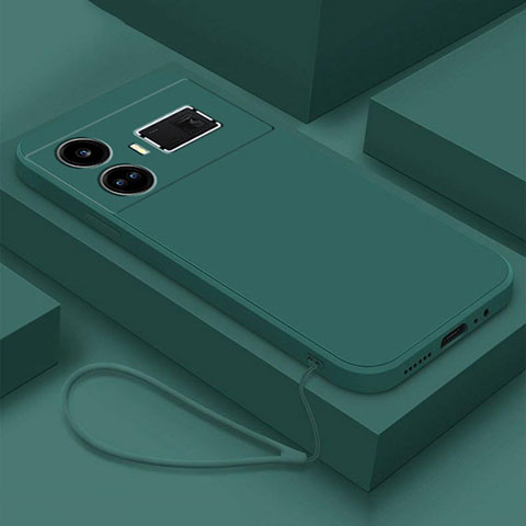 Coque Ultra Fine Silicone Souple 360 Degres Housse Etui YK1 pour Realme GT Neo5 240W 5G Vert Nuit