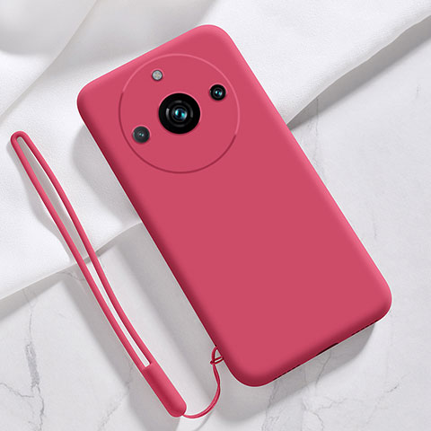 Coque Ultra Fine Silicone Souple 360 Degres Housse Etui YK1 pour Realme Narzo 60 Pro 5G Rouge