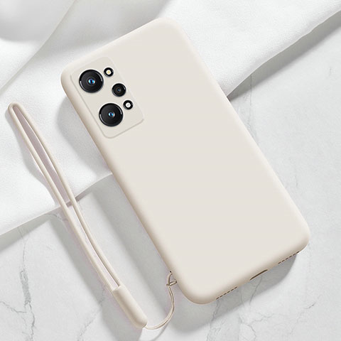 Coque Ultra Fine Silicone Souple 360 Degres Housse Etui YK1 pour Realme Q5 Pro 5G Blanc