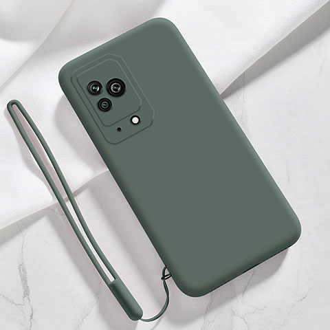 Coque Ultra Fine Silicone Souple 360 Degres Housse Etui YK1 pour Xiaomi Black Shark 5 5G Vert Nuit