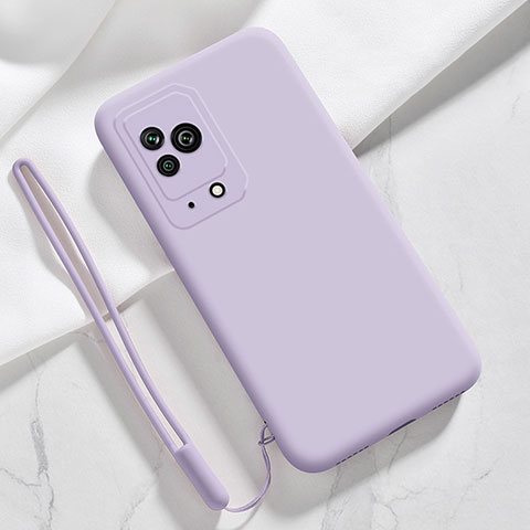 Coque Ultra Fine Silicone Souple 360 Degres Housse Etui YK1 pour Xiaomi Black Shark 5 5G Violet Clair