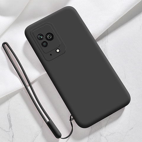 Coque Ultra Fine Silicone Souple 360 Degres Housse Etui YK1 pour Xiaomi Black Shark 5 Pro 5G Noir