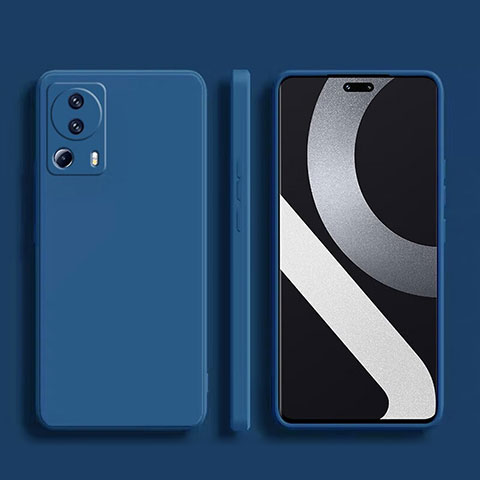 Coque Ultra Fine Silicone Souple 360 Degres Housse Etui YK1 pour Xiaomi Mi 12 Lite NE 5G Bleu