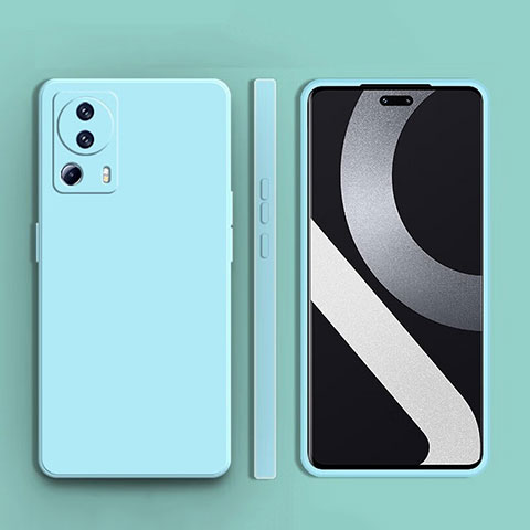 Coque Ultra Fine Silicone Souple 360 Degres Housse Etui YK1 pour Xiaomi Mi 12 Lite NE 5G Bleu Clair