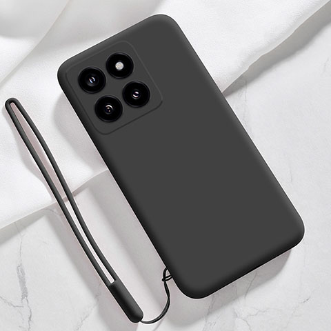 Coque Ultra Fine Silicone Souple 360 Degres Housse Etui YK1 pour Xiaomi Mi 14 Pro 5G Noir