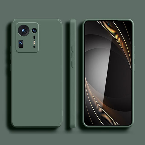 Coque Ultra Fine Silicone Souple 360 Degres Housse Etui YK1 pour Xiaomi Mi Mix 4 5G Vert