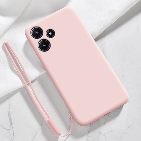 Coque Ultra Fine Silicone Souple 360 Degres Housse Etui YK1 pour Xiaomi Poco M6 Pro 5G Rose