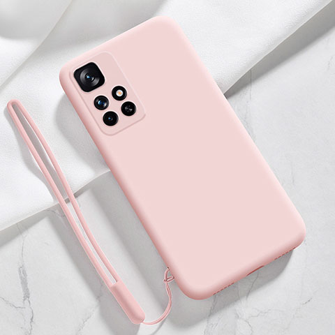 Coque Ultra Fine Silicone Souple 360 Degres Housse Etui YK1 pour Xiaomi Redmi 10 (2022) Or Rose