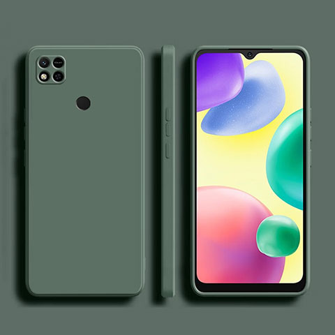 Coque Ultra Fine Silicone Souple 360 Degres Housse Etui YK1 pour Xiaomi Redmi 9 Activ Vert