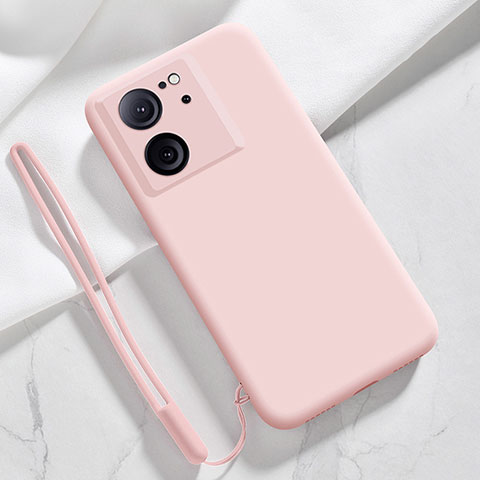 Coque Ultra Fine Silicone Souple 360 Degres Housse Etui YK1 pour Xiaomi Redmi K60 Ultra 5G Rose